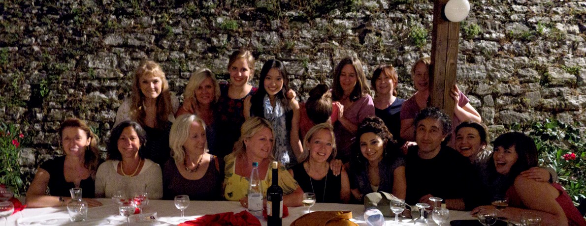 Dinner with the painting course in Monte Castello di Vibio